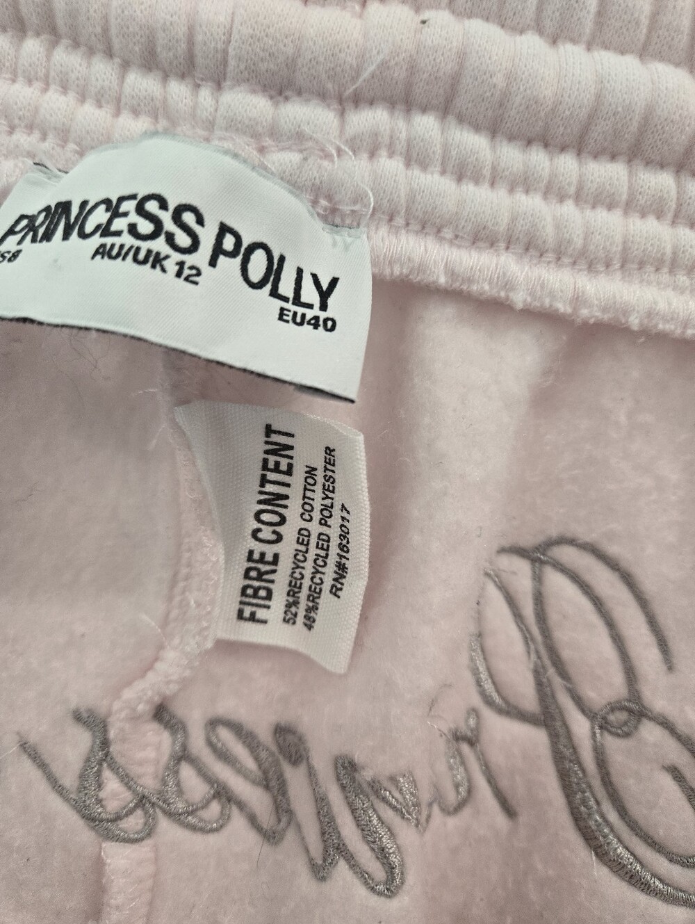 Princess Polly Light Pink Sweatshirt & Joggers Set NWOT - Picture 13 of 16